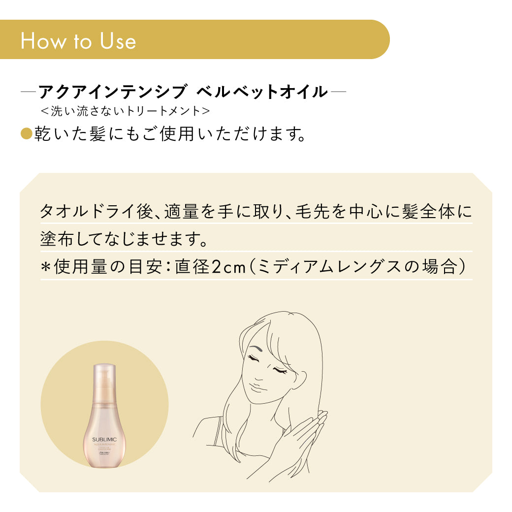 サブリミック アクアインテンシブ ベルベットオイル